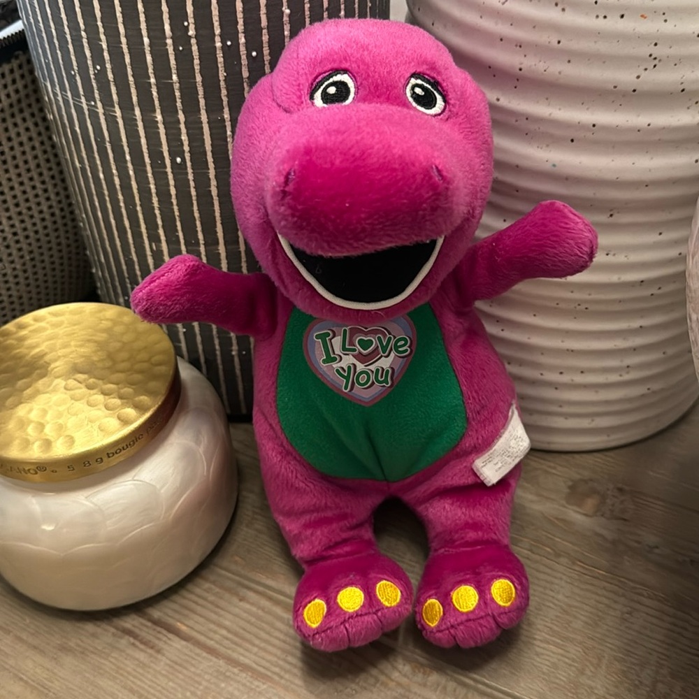 Vintage Barney & Friends Purple singing Dinosaur